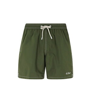 �G���V�[�c�[�Z�C���g�o�[�X �����Y �J�W���A���p���c �{�g���X Patmos contrast-stitch swim shorts Green