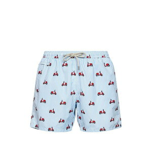 �G���V�[�c�[�Z�C���g�o�[�X �����Y �J�W���A���p���c �{�g���X Lighting micro scooter-print swim shorts Blue