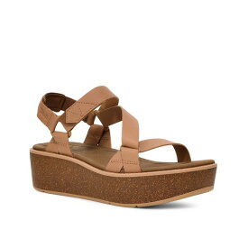 テバ レディース サンダル シューズ Madera Platform Sandal Cognac