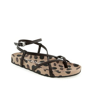 GA\[Y fB[X T_ V[Y Leera Platform Sandal Java Brown