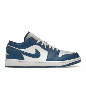 Jordan �W���[�_�� ���f�B�[�X �X�j�[�J�[ �yJordan 1 Low Marina Blue (Women's)�z �T�C�Y US_W_12 White/Dark Marina Blue