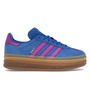 adidas �A�f�B�_�X ���f�B�[�X �X�j�[�J�[ �yadidas Gazelle Bold Bold Blue Lucid Pink (Women's)�z �T�C�Y US_W_10.5 Bold Blue/Lucid Pink/Gum