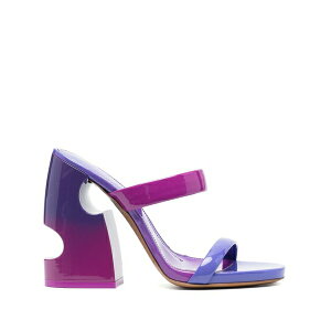 �I�t�z���C�g ���f�B�[�X �T���_�� �V���[�Y Shade meteor leather sandals Purple