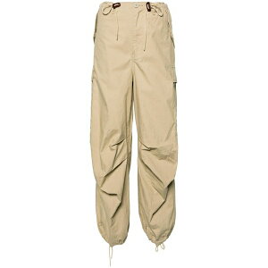 �A�[���T�[�e�B�[�� ���f�B�[�X �J�W���A���p���c �{�g���X Balloon army cargo trousers Neutrals