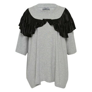 �A�V�����[ �E�B���A���Y ���f�B�[�X T�V���c �g�b�v�X Curtain ruffled t-shirt Grey