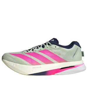 adidas �A�f�B�_�X �����Y �X�j�[�J�[ �yadidas Adizero Boston 13 'Lime Green Shock Pink Dark Blue' HQ4912�z �T�C�Y US_12.5(30.5cm)
