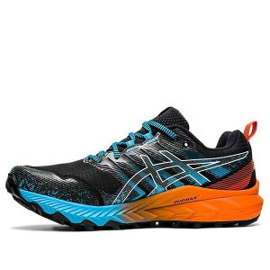 ASICS �A�V�b�N�X �����Y �X�j�[�J�[ �yASICS Gel-Trabuco 9 'Black Blue Orange' 1011B030-002�z �T�C�Y US_10.5(28.5cm)