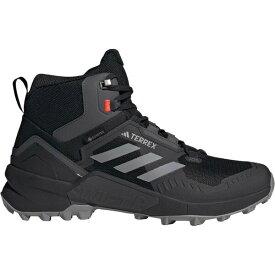 アディダス メンズ ブーツ シューズ adidas Men's Terrex Swift R3 GORE-TEX Hiking Boots Black/Grey/Red