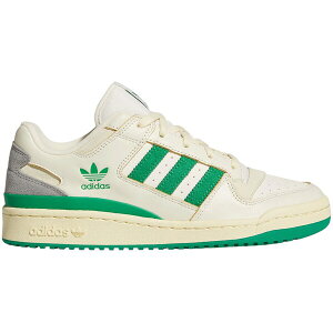 adidas アディダス メンズ スニーカー 【adidas Forum Low CL Cream White Green Warm Vanilla】 サイズ US_9(27.0cm) Cream White/Green/Warm Vanilla