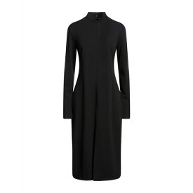 【送料無料】 アニエバイ レディース ワンピース トップス Midi dresses Black