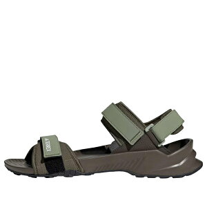 adidas �A�f�B�_�X �����Y �X�j�[�J�[ �yadidas Terrex Hydroterra Sandals 'Olive Strata Tent Green' JR8411�z �T�C�Y US_5.5(23.5cm)