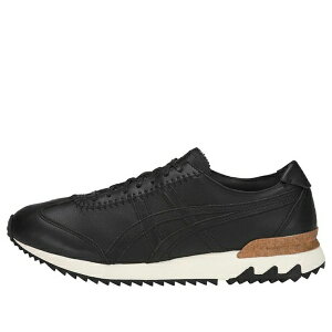 Onitsuka Tiger �I�j�c�J�^�C�K�[ �����Y �X�j�[�J�[ �yOnitsuka Tiger Mhs Cl Cozy Non-Slip Shoes/Sneakers Pure Black D801L-9090�z �T�C�Y US_5(23.0cm)