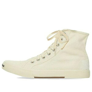 Balenciaga �o�����V�A�K �����Y �X�j�[�J�[ �yBalenciaga Paris High Top Sneakers 'White Destroyed Cotton and White Sole' 688752W3RC49090�z �T�C�Y US_11(29.0cm)