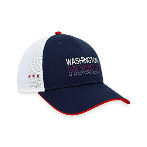 �t�@�i�e�B�N�X �����Y �X�q �A�N�Z�T���[ Men's Navy Washington Capitals Authentic Pro Alternate Jersey Trucker Adjustable Hat Navy