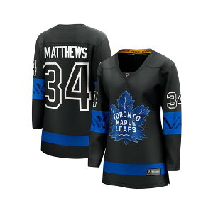 �t�@�i�e�B�N�X ���f�B�[�X �J�b�g�\�[ �g�b�v�X Women's Auston Matthews Black Toronto Maple Leafs Alternate Premier Breakaway Reversible Player Jersey Black