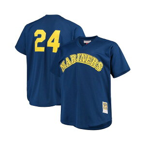 �~�b�`�F��&�l�X �����Y �V���c �g�b�v�X Men's Ken Griffey Jr. Royal Seattle Mariners Big and Tall Cooperstown Collection Mesh Batting Practice Jersey Royal