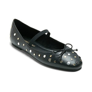�P�l�X�R�[�� ���f�B�[�X �T���_�� �V���[�Y Women's Myra Stud Mary Jane Flats Black- Pu