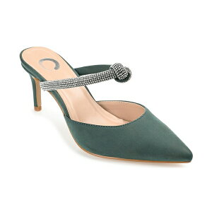 �W���[�j�[�R���N�V���� ���f�B�[�X �p���v�X �V���[�Y Women's Lunna Rhinestone Knot Dress Pumps Green