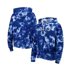 j[G fB[X p[J[EXEFbgVc AE^[ Women's Royal Indianapolis Colts Cloud Dye Fleece Pullover Hoodie Royal