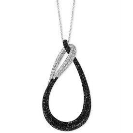 エフィー コレクション メンズ ネックレス・チョーカー アクセサリー EFFY&reg; Diamond Loop 18" Pendant Necklace (1 ct. t.w.) in 14k White Gold White Gold