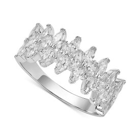 ジャニ ベルニーニ レディース リング アクセサリー Cubic Zirconia Marquise Cluster Ring in Sterling Silver, Created for Macy's Sterling Silver