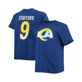 ファナティクス メンズ Tシャツ トップス Men's Branded Matthew Stafford Royal Los Angeles Rams Big and Tall Player Name and Number T-shirt Royal