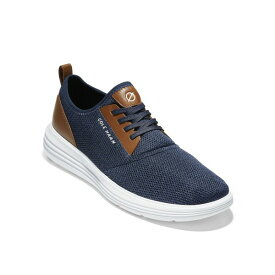 コールハーン メンズ スニーカー シューズ Men's Grand Sports Journey Knit Sneakers Navy Ink, Optic White