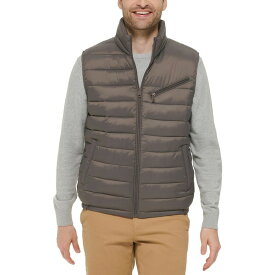 コールハーン メンズ ジャケット＆ブルゾン アウター Men's Zip-Front Puffer Vest Charcoal