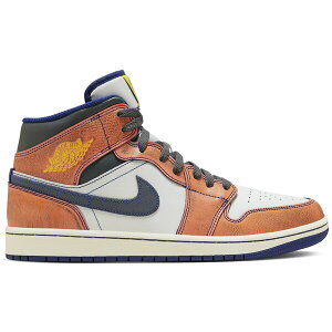 Jordan W[_ Y Xj[J[ yJordan 1 Mid SE Summit White Crimson Bliss Deep Royal Blue Iron Greyz TCY US_9.5(27.5cm) Summit White/Crimson Bliss/Deep Royal Blue/Iron Grey