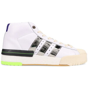 adidas �A�f�B�_�X �����Y �X�j�[�J�[ �yadidas Rivalry Promodel Sankuanz�z �T�C�Y US_11.5(29.5cm) Footwear White/Silver Metallic/Core Black