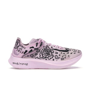 Nike �i�C�L �����Y �X�j�[�J�[ �yNike Zoom Fly SP Fast Nathan Bell�z �T�C�Y US_9(27.0cm) White/Pink Foam-Black