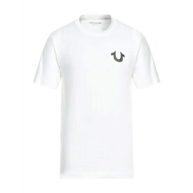 【送料無料】 トゥルーレリジョン メンズ Tシャツ トップス T-shirts White