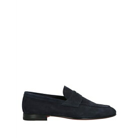 【送料無料】 サントーニ メンズ スリッポン・ローファー シューズ Loafers Midnight blue