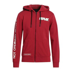 【送料無料】 リプレイ メンズ パーカー・スウェットシャツ アウター Sweatshirts Red