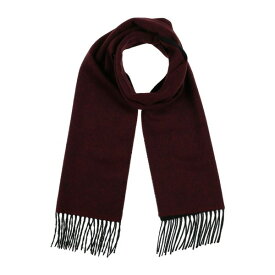 【送料無料】 ランバン メンズ マフラー・ストール・スカーフ アクセサリー Scarves Burgundy