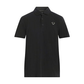 【送料無料】 トゥルーレリジョン メンズ ポロシャツ トップス Polo shirts Black