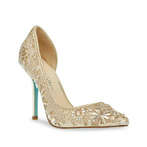 �x�b�c�B�W�����\�� ���f�B�[�X �I�b�N�X�t�H�[�h �V���[�Y Women's Chic Rhinestone Evening Pumps Light Gold