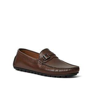 ブルーノマグリ メンズ スリッポン・ローファー シューズ Men's Xanto Leather and Suede Driving Loafers Brown Leather