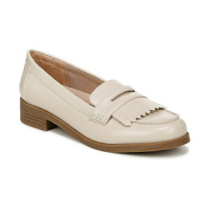 ライフストライド レディース スリッポン・ローファー シューズ Santana Slip On Loafers Cream Beige Faux Leather
