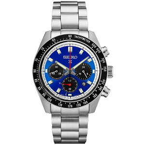 ZCR[ Y rv ANZT[ Men's Chronograph Prospex Speedtimer Solar U.S. Special Edition Stainless Steel Bracelet Watch 41mm Silver