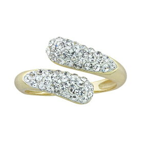 ジャニ ベルニーニ レディース リング アクセサリー Cubic Zirconia Bypass Ring, Created for Macy's Gold Over Silver