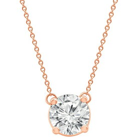 バッジェリーミシュカ レディース ネックレス・チョーカー・ペンダントトップ アクセサリー Certified Lab Grown Diamond Solitaire Pendant 18" Necklace (2-1/4 ct. t.w.) in 14k Gold Rose Gold
