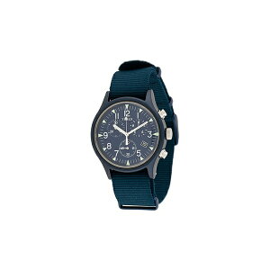 �^�C���b�N�X �����Y �r���v �A�N�Z�T���[ Mk1 aluminum chronograph 40mm watch Blue