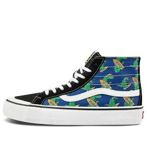 Vans �o���Y �����Y �X�j�[�J�[ �yVans Unisex SK8-HI High-Top Sneakers Blue/Yellow/Green VN0A3MV1A5F�z �T�C�Y US_6(24.0cm)
