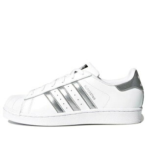 adidas �A�f�B�_�X ���f�B�[�X �X�j�[�J�[ �y(WMNS) adidas Superstar 'White Silver Metallic' AQ3091�z �T�C�Y US_9(26.0cm)