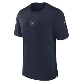 ナイキ メンズ Tシャツ トップス Houston Texans Nike 2023 Sideline Performance TShirt Navy