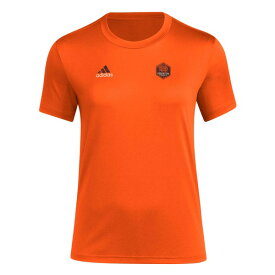 アディダス レディース Tシャツ トップス Houston Dynamo FC adidas Women's Local Stoic TShirt Orange