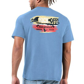 マルガリータビル メンズ Tシャツ トップス Houston Texans Margaritaville TShirt Blue