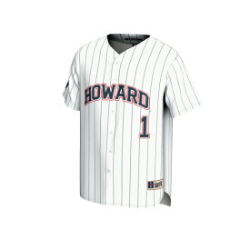 ゲームデイグレーツ メンズ ユニフォーム トップス #1 Howard Bison GameDay Greats Unisex Lightweight Baseball Fashion Jersey White