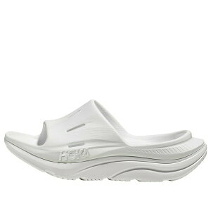 HOKA ONE ONE �z�J�I�l�I�l �����Y �X�j�[�J�[ �yHOKA ONE ONE Ora Recovery Slide 3 'White' 1135061-WWH�z �T�C�Y US_6(24.0cm)